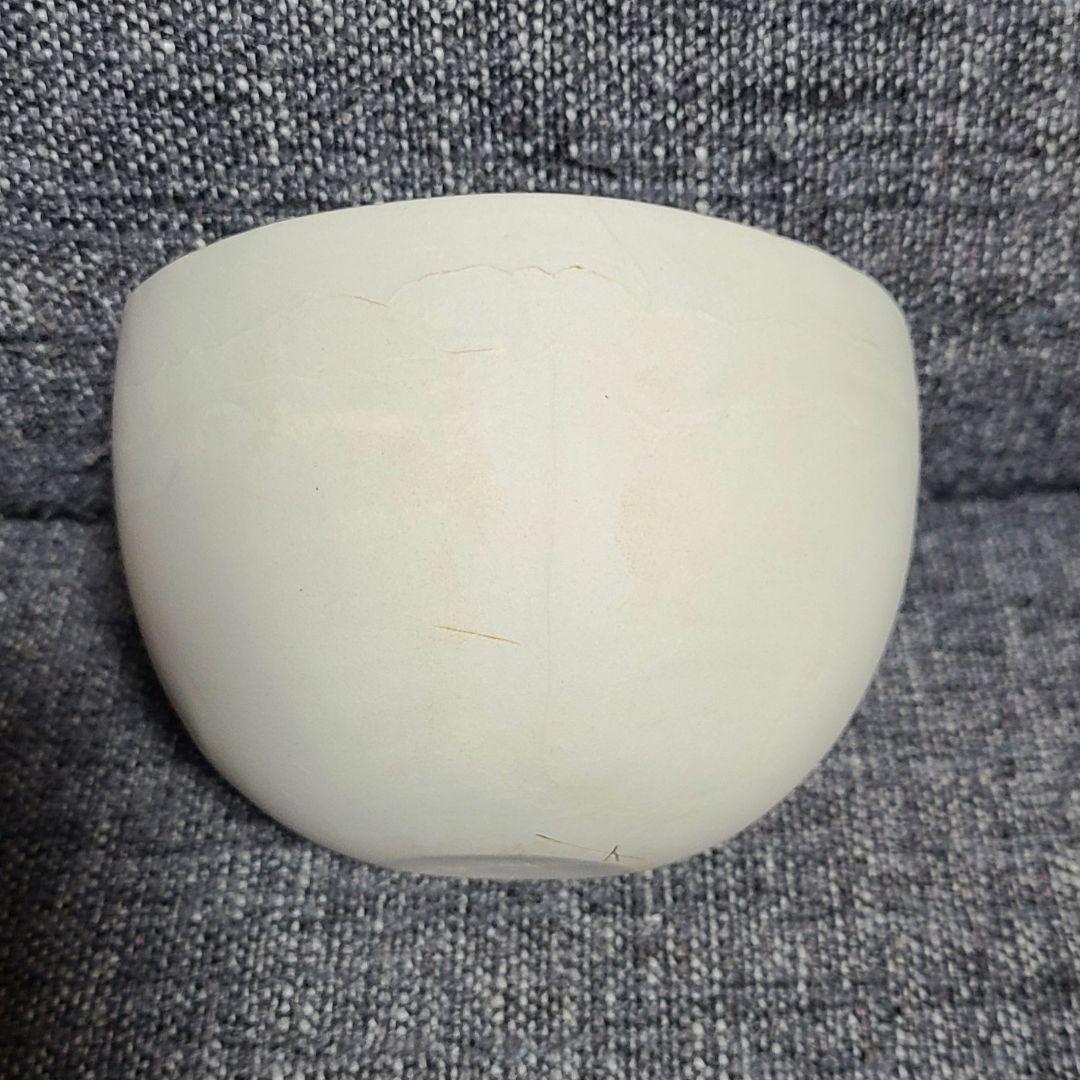 レア品 希少 内田鋼一 ホワイトボウル 工芸品 中サイズ 【欠けあり