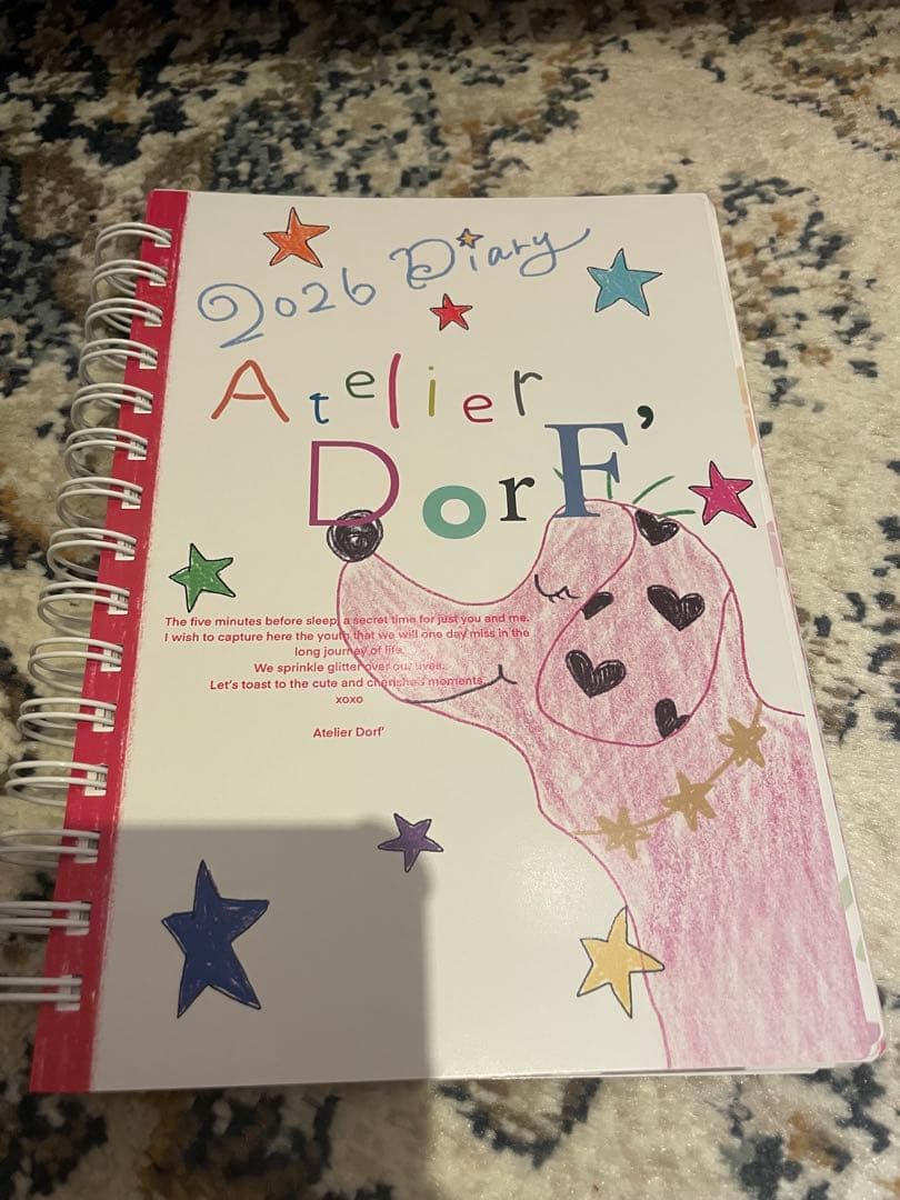 AtelierDorF 2026スケジュール帳 アトリエドルフ 手帳 - メルカリ