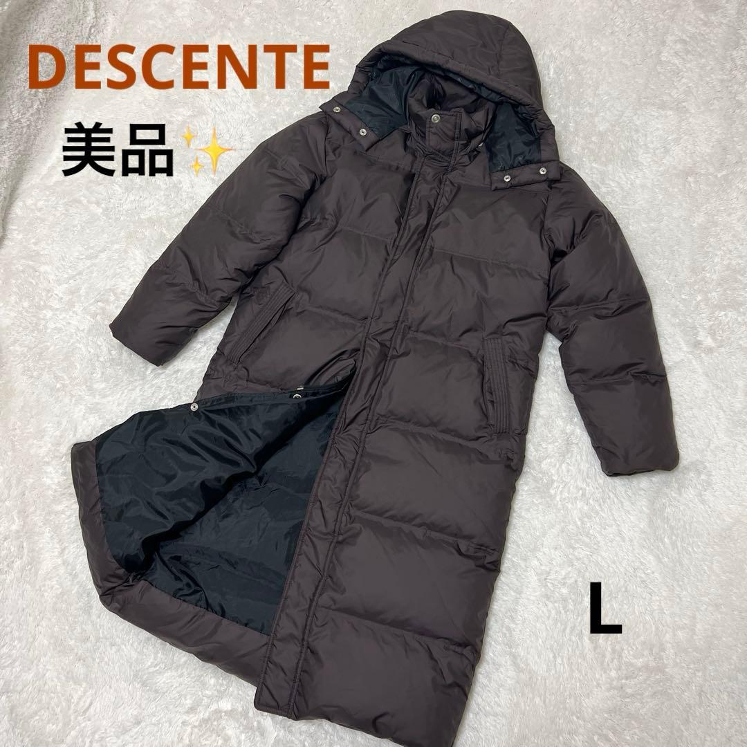 デサント　スーパーロングダウンコート　フード付き ベンチコート　防寒 楽天市場】MOVESPORT デサント ベンチコート ロング ダウンコート