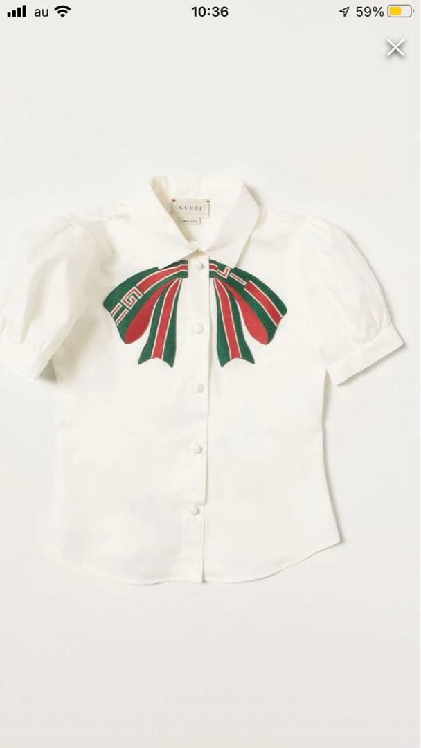 GUCCIチルドレン　ブラウス 楽天市場】[m] グッチ チルドレンズ gucci childrens アウトレット