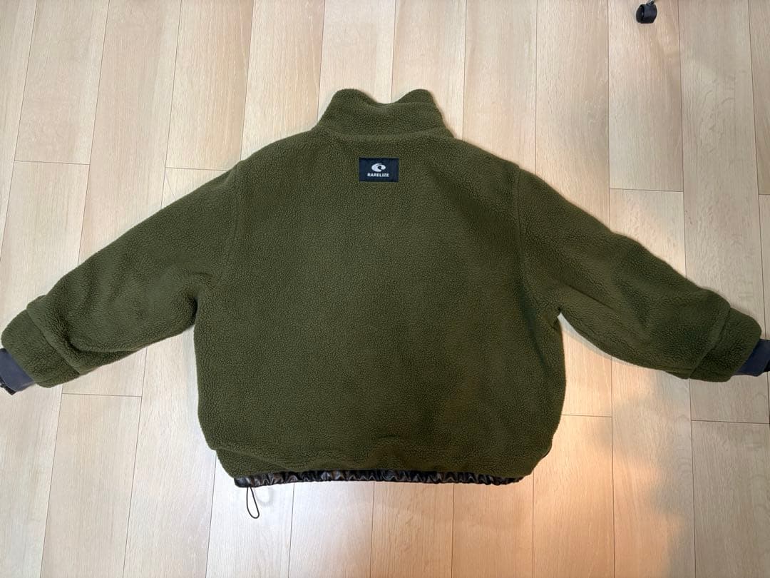 L2084リバーシブルPUレザージャケットS（black）地底人 - メルカリ