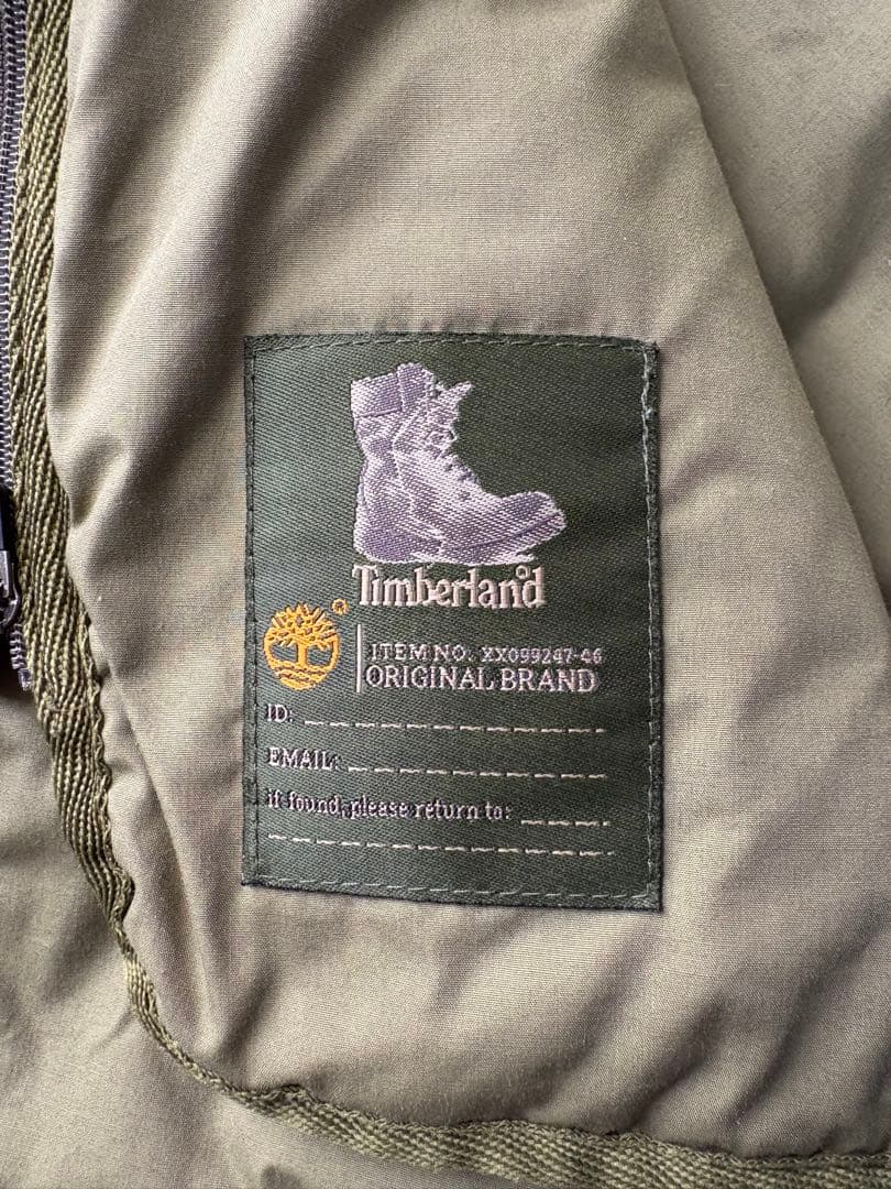 美品 00s Timberland ライナー付 襟レザー ハンティングジャケット