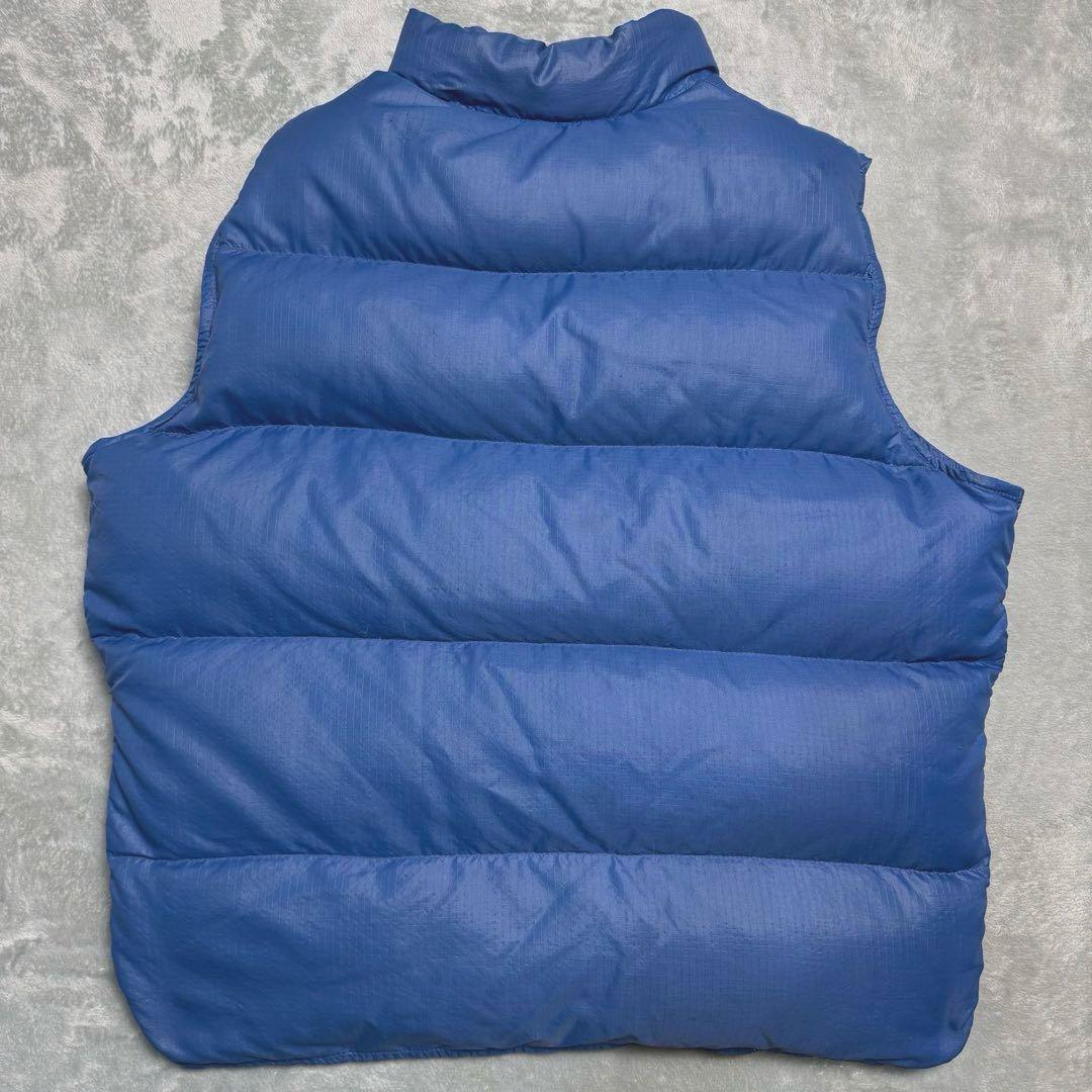 70s L.L.Bean 筆記体タグ ダウンベスト USA製 ブルー