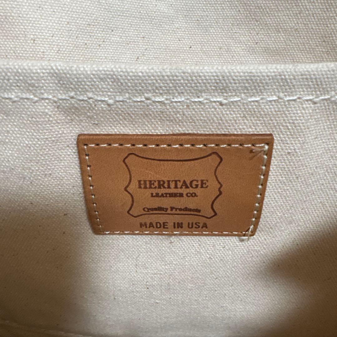 GLADHAND ハンドペイント ヘリテージレザー キャンバス トートバッグ