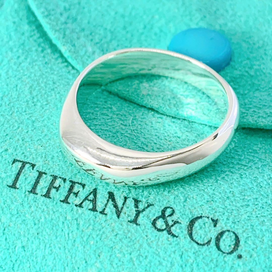 美品 ティファニー ナイフエッジ リング 約19号 シルバー925 TIFFANY&Co. ティファニー ナイフエッジ リング 指輪 – Trip