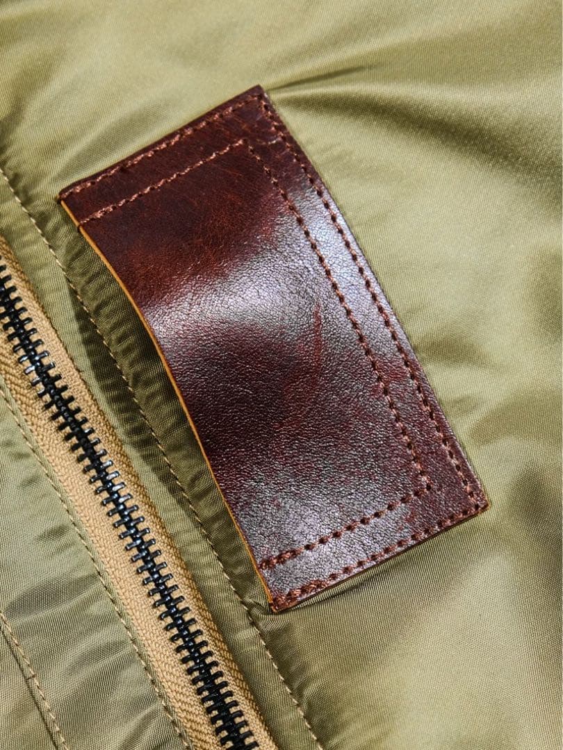 40 Lサイズ希少B-15B初期型復刻MA-1前身ムートン REALSIMONS - メルカリ