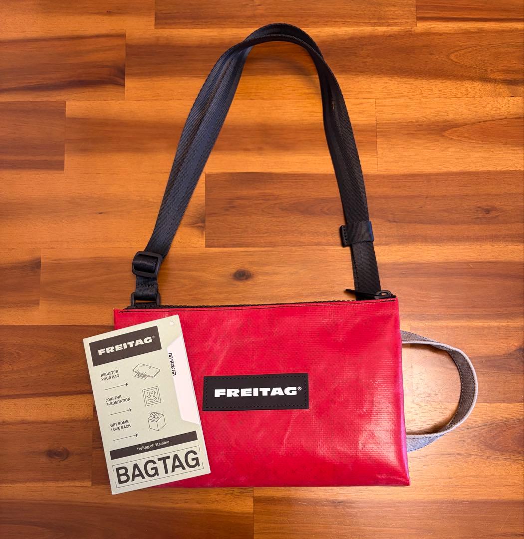 新品未使用 FREITAG バッグ レッド EDDIE - メルカリ