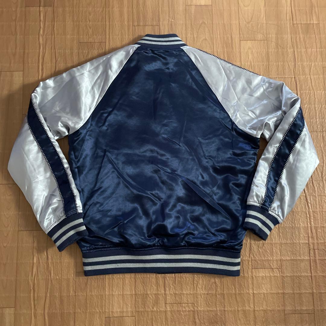 AVIREXトラ刺繍 NAVYリバーシブル レディース スカジャンM - メルカリ