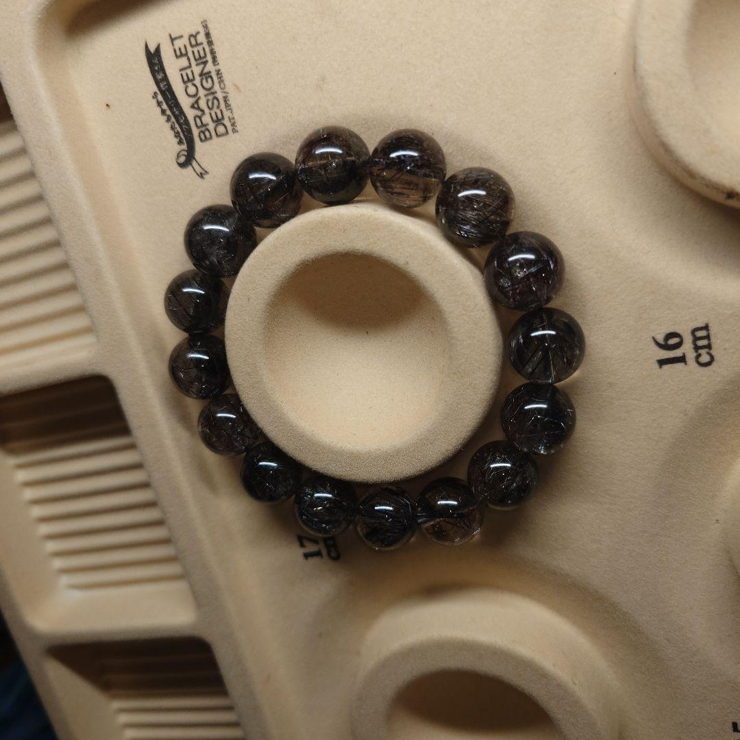 よっともくん様分☆二酸化チタンリアルブラックルチルクォーツ 偽物だ