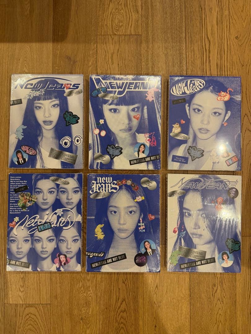 NEWJEANS Bluebook 全6形態セット NEWJEANS, NEW JEANS - ( Blue Book Version ) NEWJEANS NEW JEANS 1st