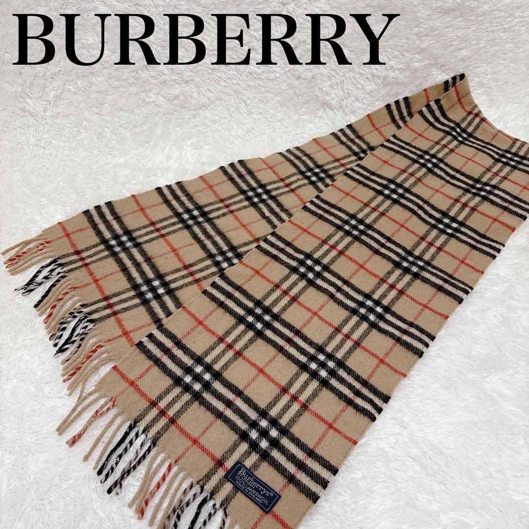 タ*ン様 バーバリー ノバチェック マフラー ユニセックス イングランド