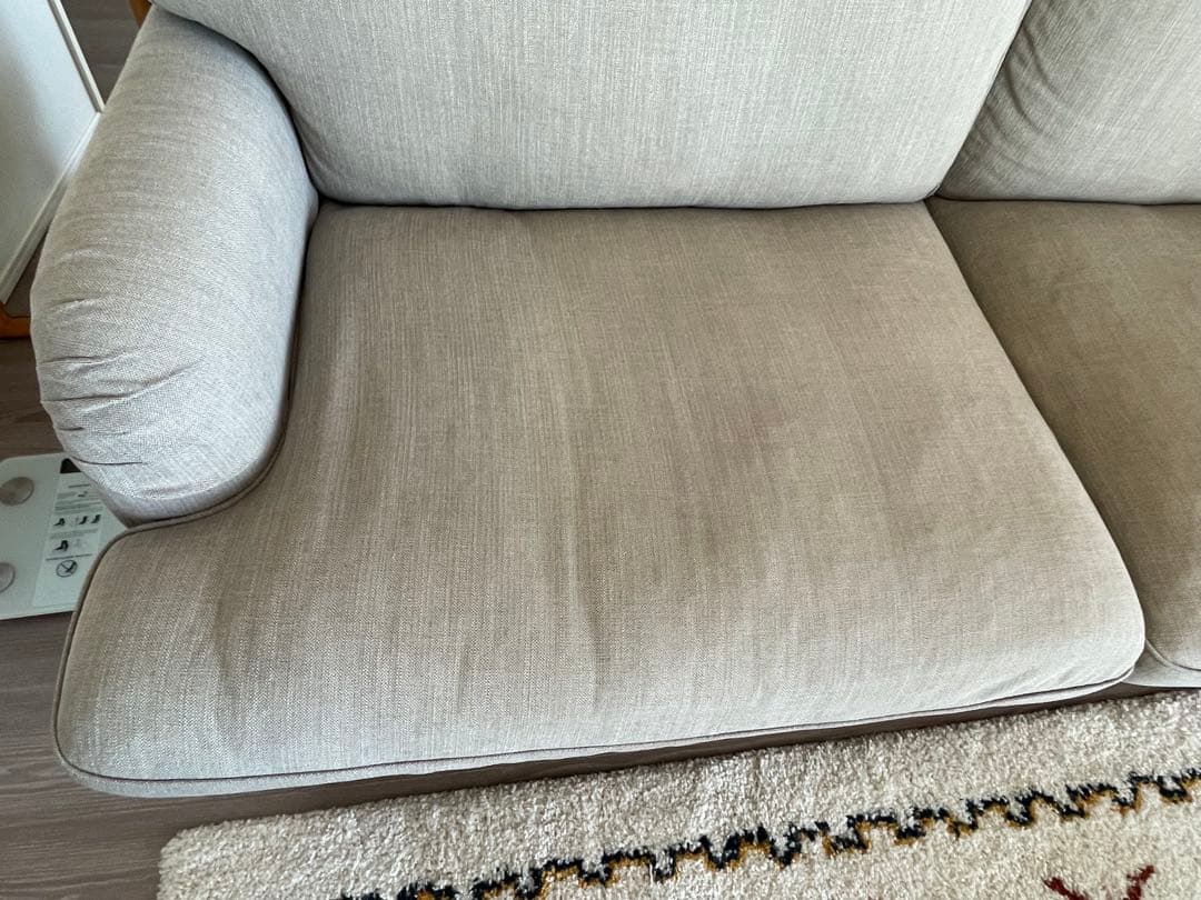 送料込み！IKEA イケアソファ3人掛け グレー ストックスンド