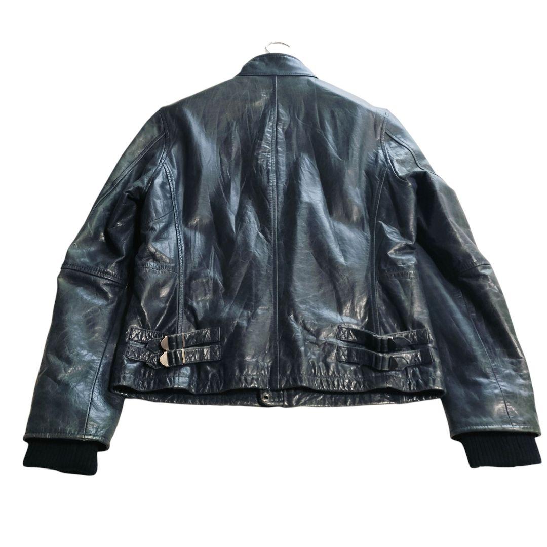 希少カラー✨】AVIREX アヴィレックス レザージャケット グリーン牛革