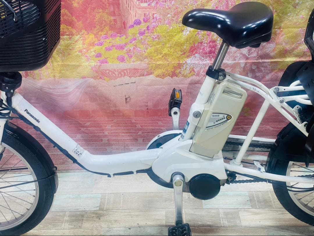ZK3511 「大容量13.2Ah」電動自転車パナソニック 子供乗せ 20インチ