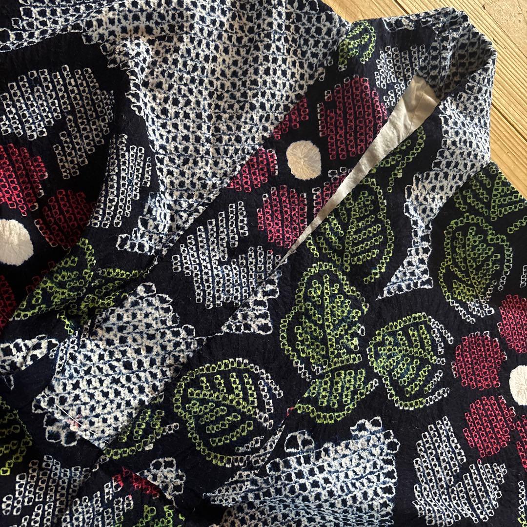 最終価格】有松鳴海絞り浴衣 手縫い 三浦絞り 身丈151.5 ヴィンテージ