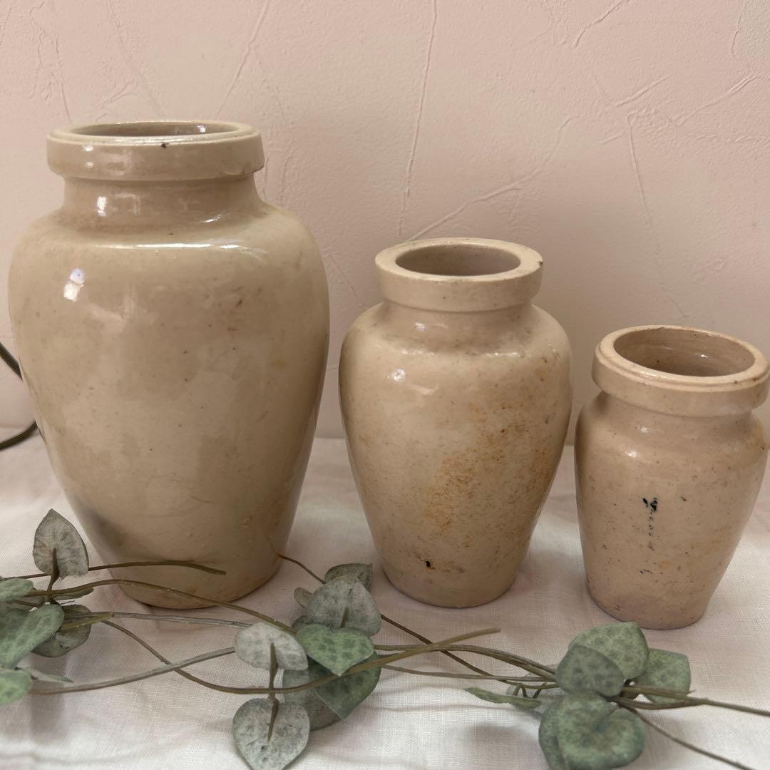 アンティーク Virol瓶 大中小3個セット