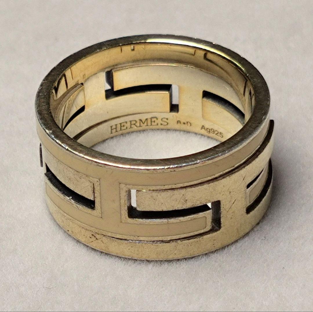 R*y様 HERMES エルメス ムーブアッシュ リング シルバー 925 13 HERMES（エルメス） リング・指輪 ムーブアッシュ シルバー925