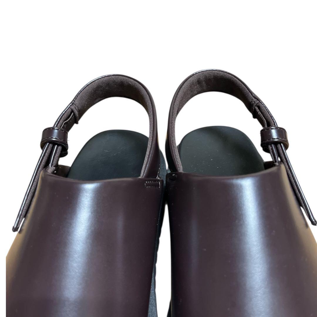 UNIQLO:C ユニクロ:シー クロッグシューズ 茶 23.5~24cm - メルカリ