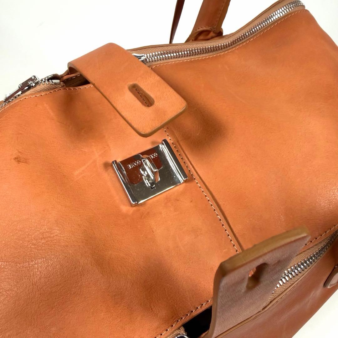 美品】ゴールデングース ボストンバッグ エキパージュ オールレザー