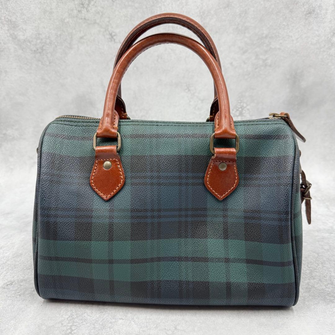 POLO RALPH LAURENミニボストンバッグ ブラックウォッチ - メルカリ