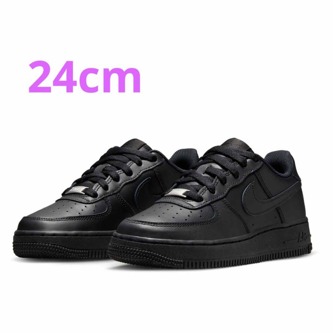 NIKE Air Force 1 エアフォース　ブラック　24cm 24cm ナイキ ウィメンズ エア フォース 1 '07｜Yahoo!フリマ（旧PayPay