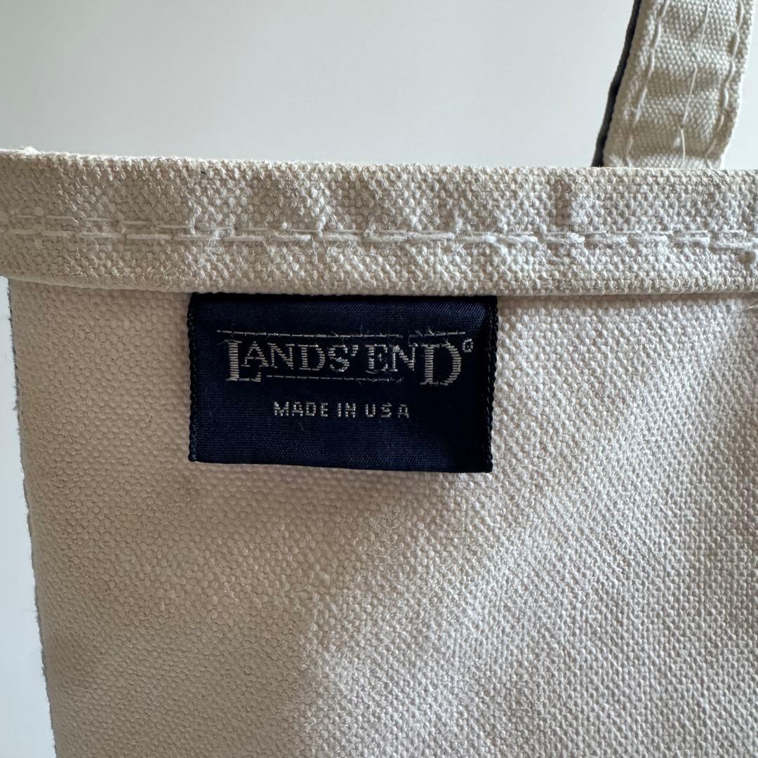 80s LANDS' END ランズエンド トート ネイビー - メルカリ