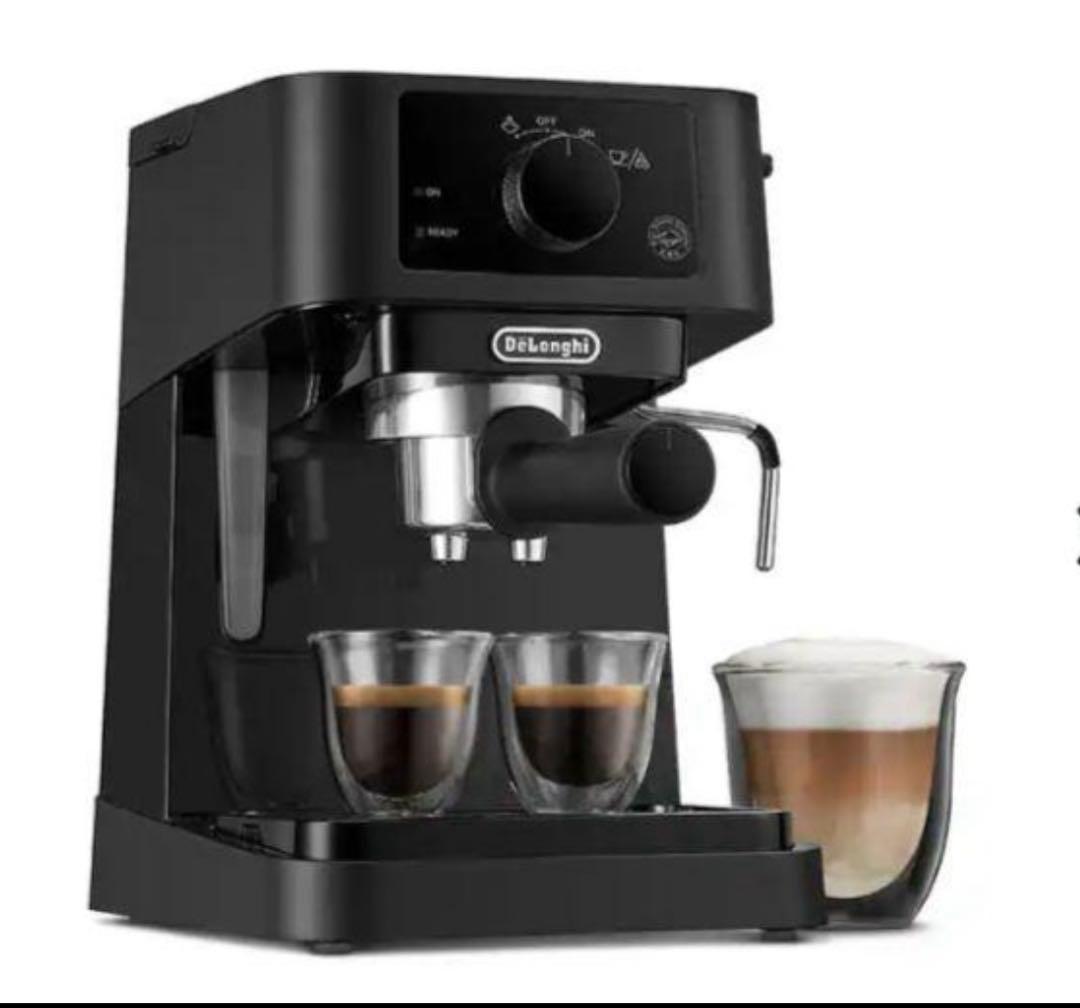 DeLonghiデロンギスティローザエスプレッソマシンブラックEC235J-BK デロンギ スティローザ エスプレッソ・カプチーノメーカー [EC235J-BK