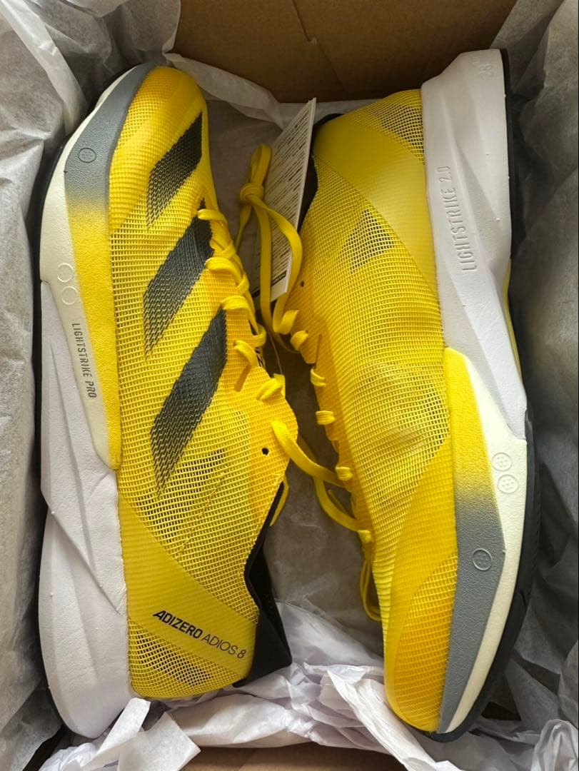 25.5cm 新品 アディダス アディゼロ ジャパン 8 メンズ