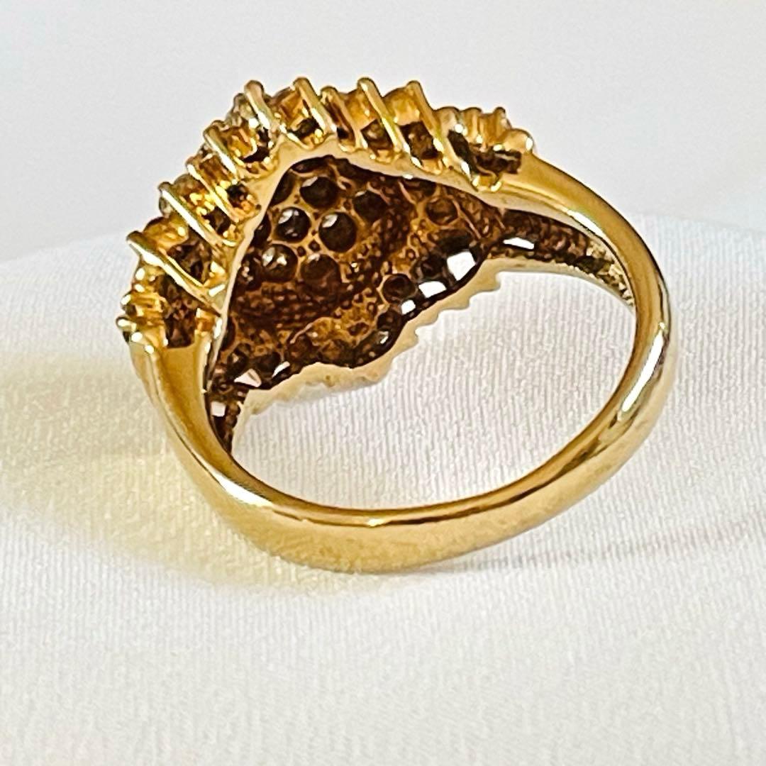 K18 ダイヤモンドリング 1.19ct 約8g ヴィンテージ レトロ 指輪