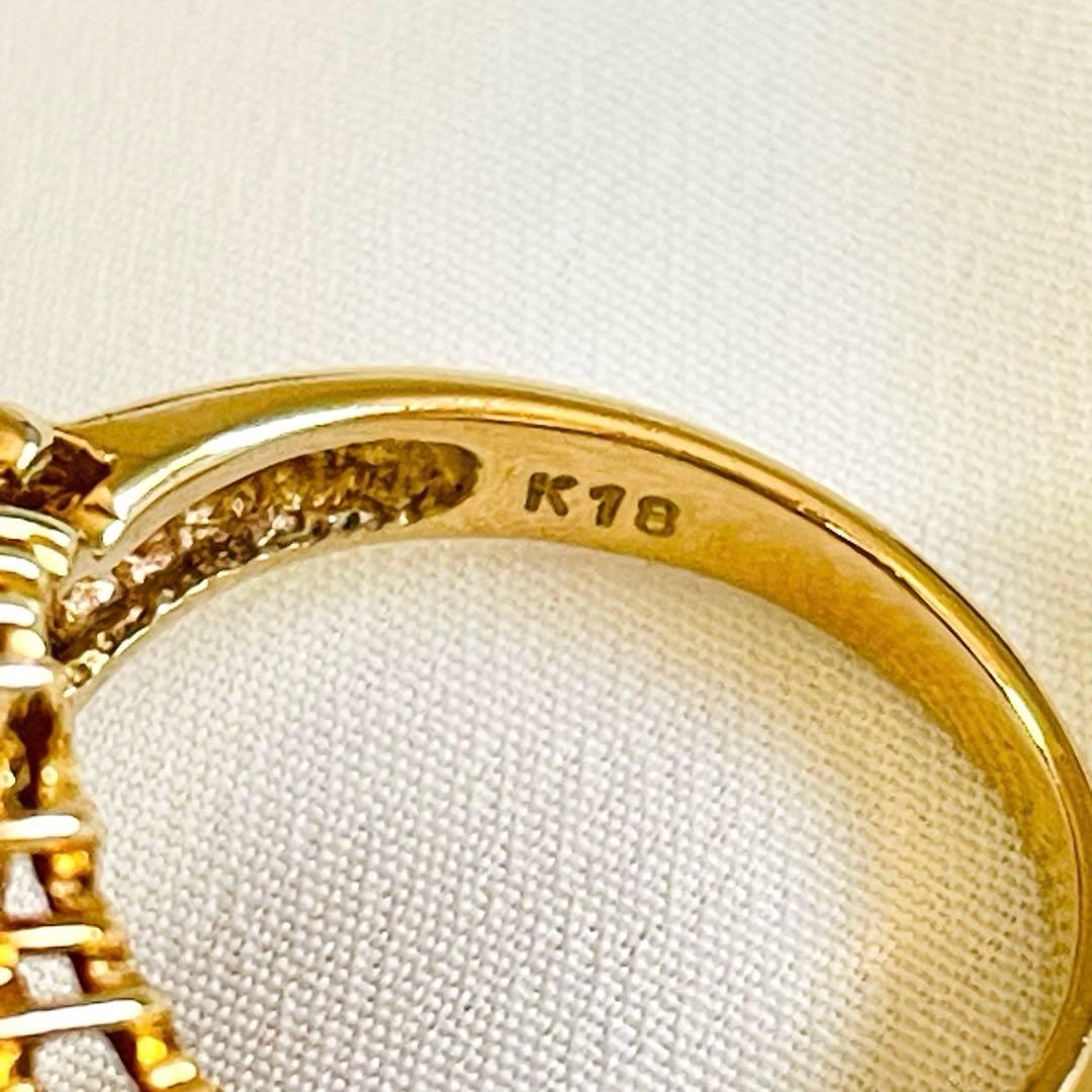 K18 ダイヤモンドリング 1.19ct 約8g ヴィンテージ レトロ 指輪