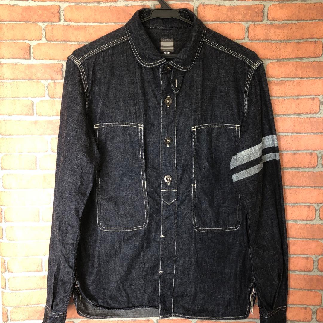 桃太郎ジーンズ デニムワークシャツ SJ191 出陣ジェイルポケットシャツ