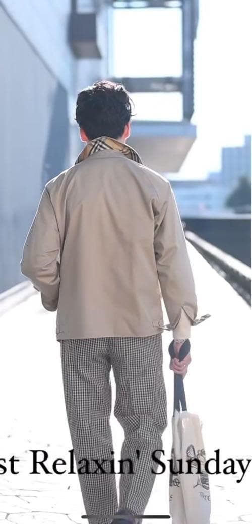 80s Burberry バーバリー ビンテージ ハリントンジャケット 西口修平