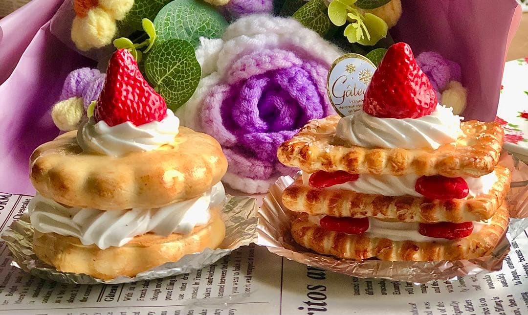 ♡厚焼きビスケットミルフィーユセット♡ ハンドメイド フェイク