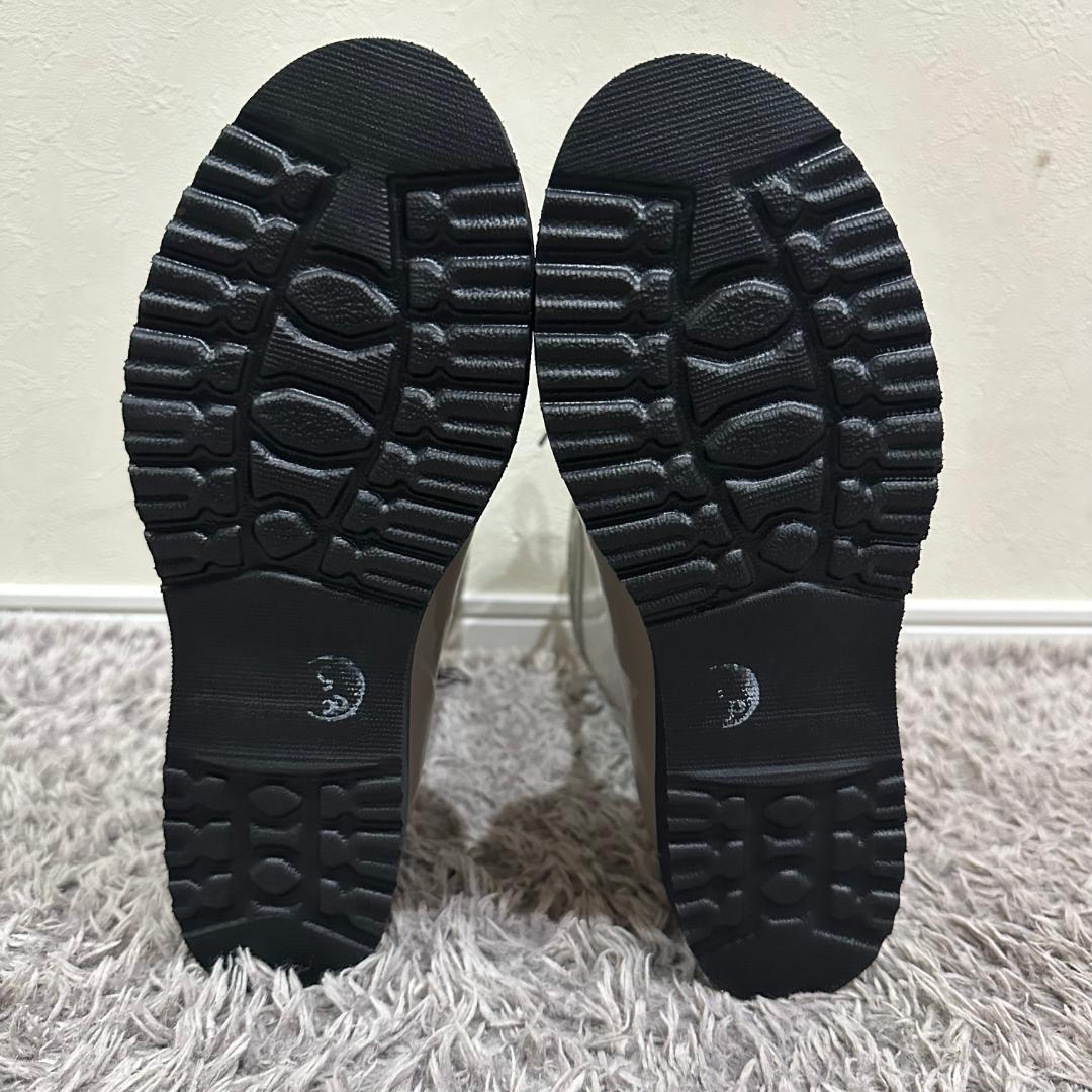 ILSE JACOBSEN レインブーツ レースアップ ベージュ 24.5cm