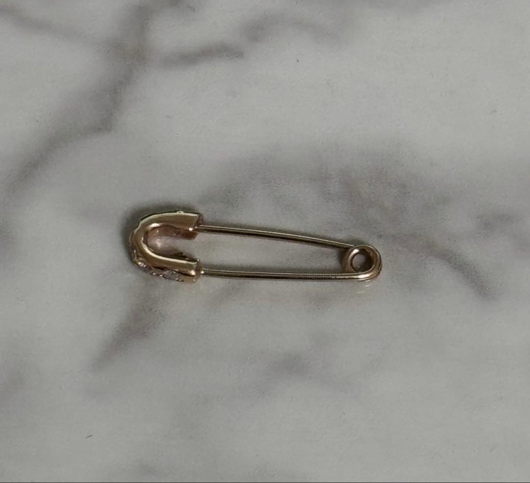 jam  made セーフティ ピン ピアス k10 ダイヤモンド JAM HOME MADE（ジャムホームメイド） ピアス 安全ピン ダイヤモンド