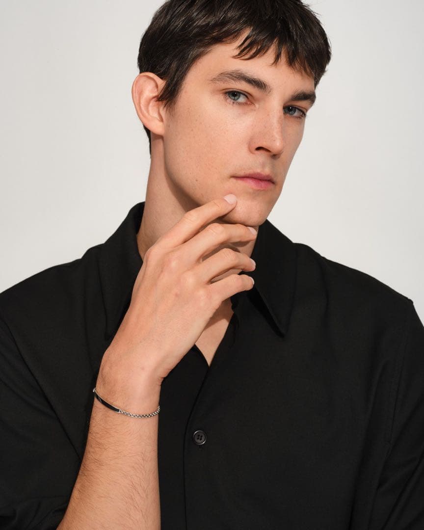 未使用級】トムウッド/Venetian Tag Bracelet/7.7インチ - メルカリ