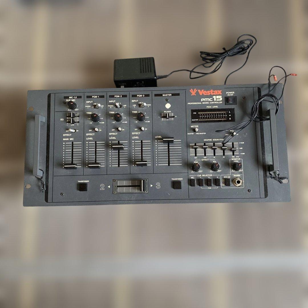 Vestax PMC-15 DJミキサー Yahoo!オークション -「vestax pmc15」(DJ機器) (楽器、器材)の落札