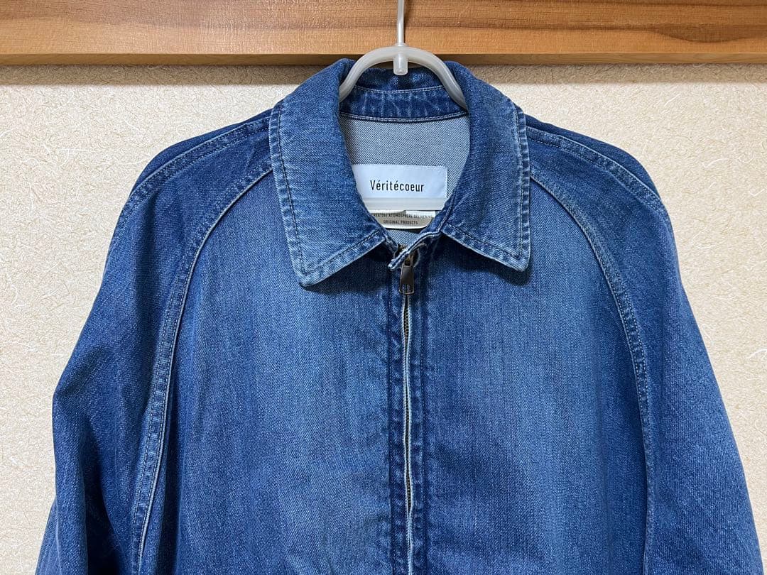 “Veritecoeur”ユニセックスデニムブルゾン・ブリーチ・サイズ1