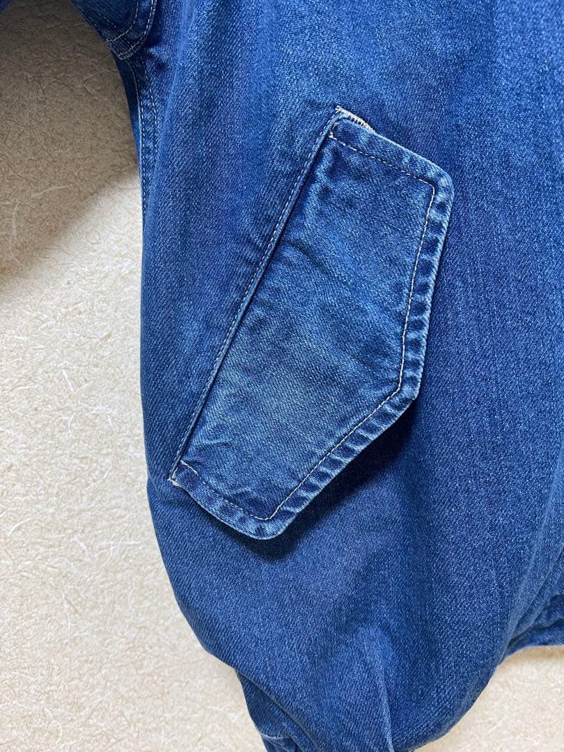 “Veritecoeur”ユニセックスデニムブルゾン・ブリーチ・サイズ1