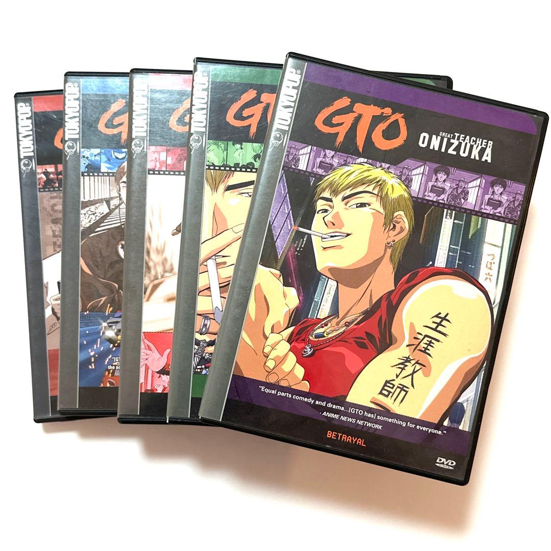 値下げ】GTO DVD 5巻セット アメリカ版 - メルカリ