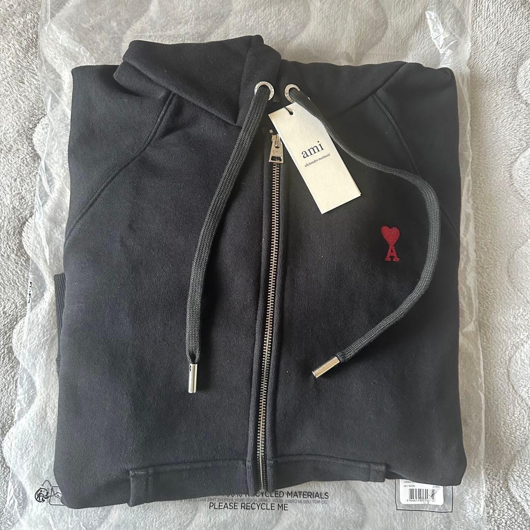 値下げ！ラスト1枚【新品タグ付き】S アミパリス フルジップパーカー