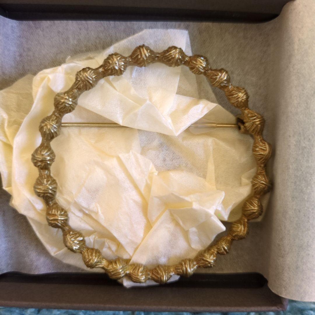 M*N様 ミナペルホネン　タンバリン　ブローチ　アンティークゴールド ミナペルホネン 正規品 ブローチ タンバリン アンティークゴールド