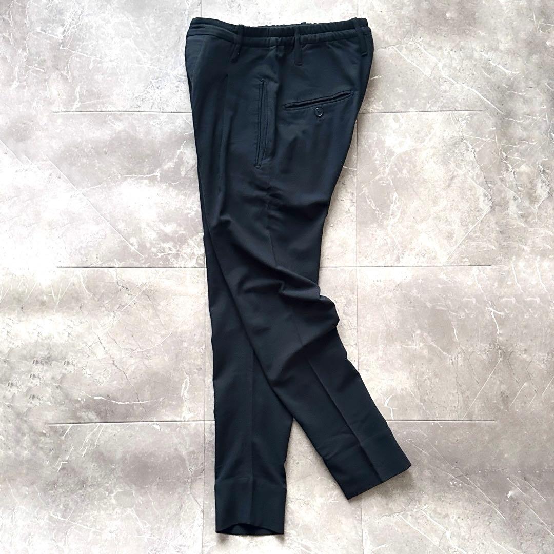 LEMAIRE 1タック イージーパンツ スラックス ブラック サイズS 44