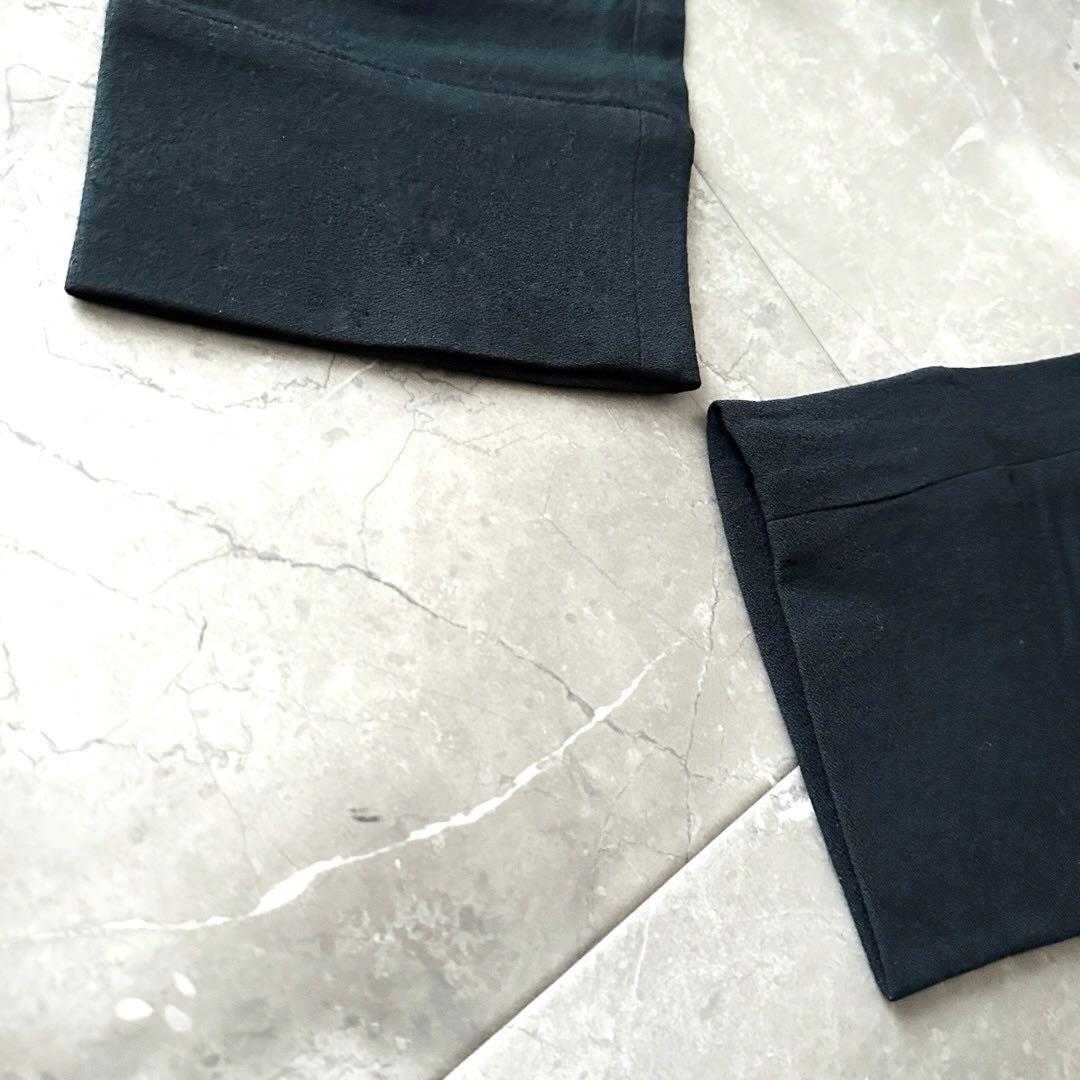 LEMAIRE 1タック イージーパンツ スラックス ブラック サイズS 44