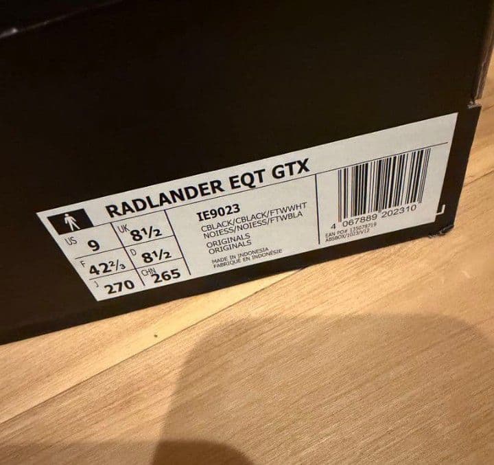 【新品】adidas RADLANDER EQT GORE-TEX 27.0cm