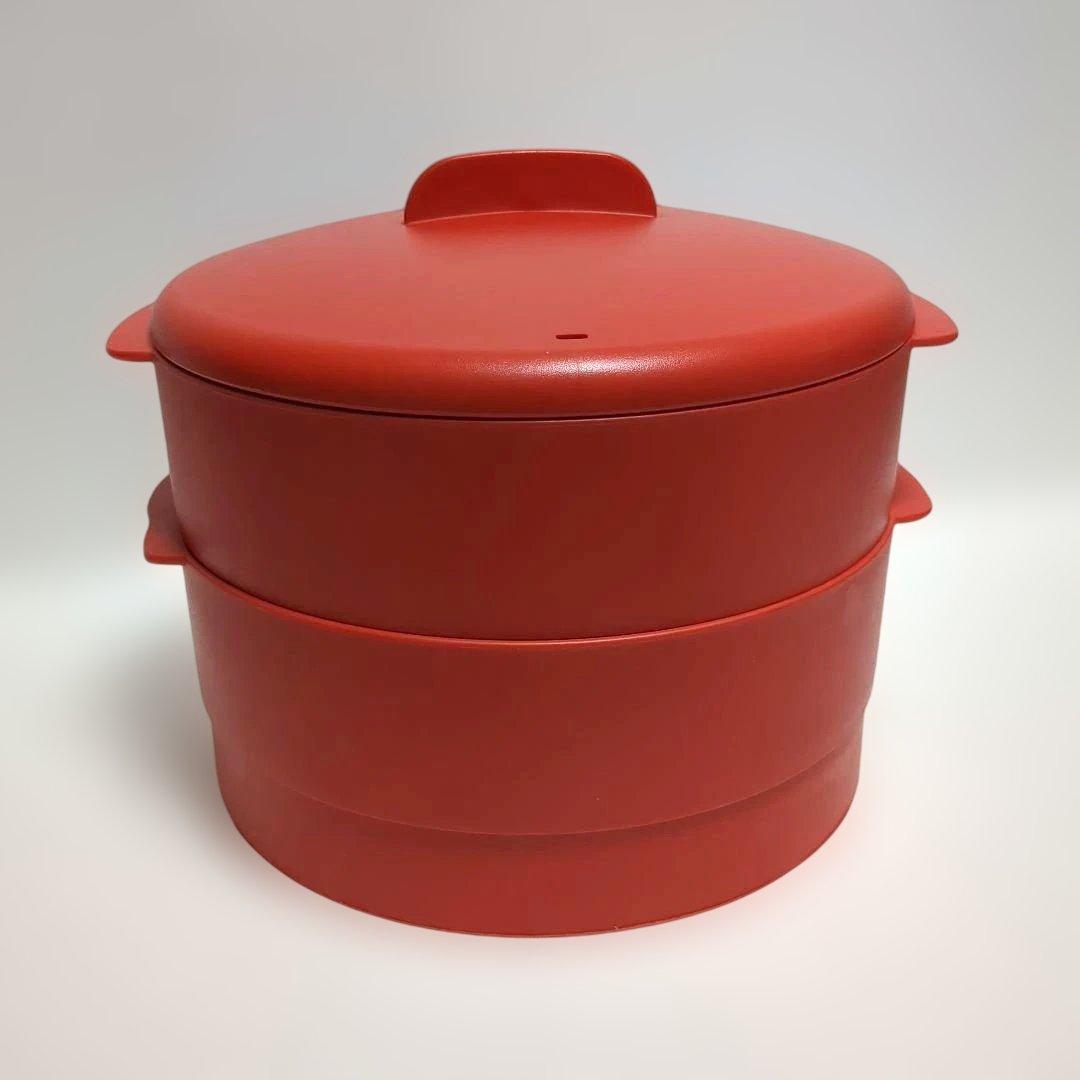 タッパーウェア】スチームイット せいろ 二段蒸し器 蒸し料理 調理器具