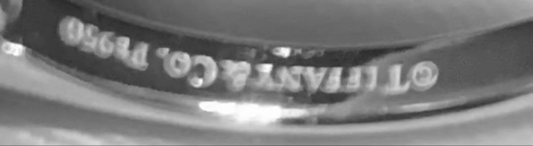 ティファニーダイヤモンド指輪0.23C 名前刻印なし11号 定価約30万