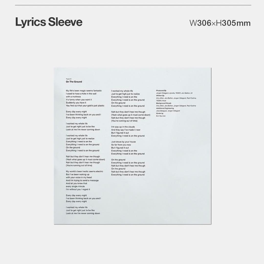 ROSE(ロゼ) -Vinyl LP -R- (Limited Edition)