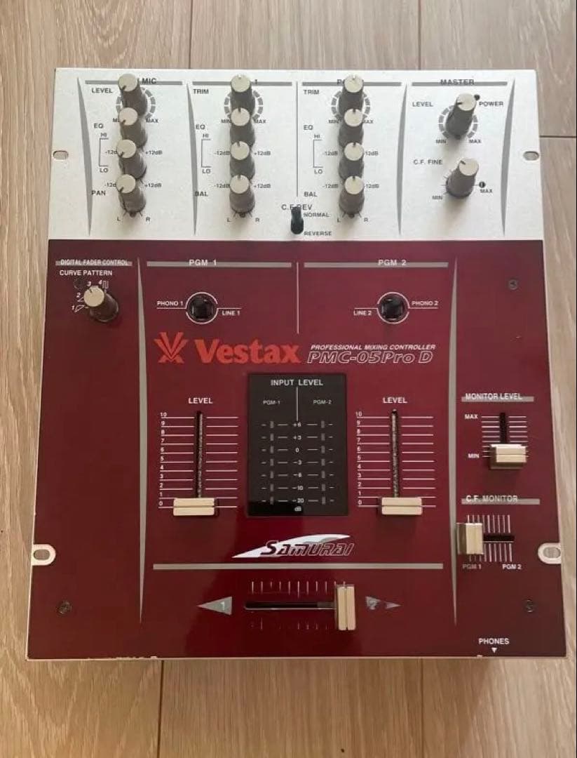 【音出確認済】Vestax PMC-05Pro D / Samurai Vestax PMC-05 Pro D Samurai DJ Mixer Professional Mixing