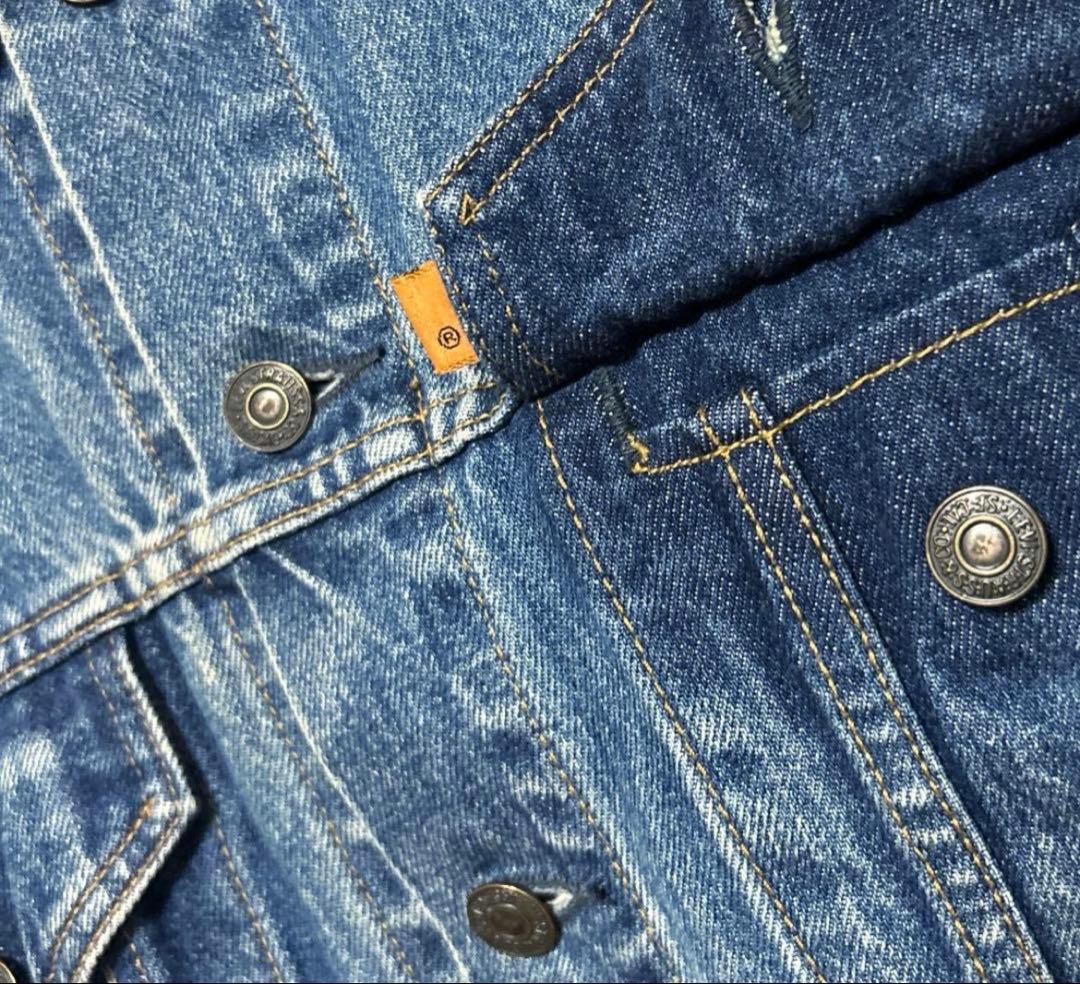 リーバイス【70606】オレンジタブ デニムジャケット／Gジャン［大きめ